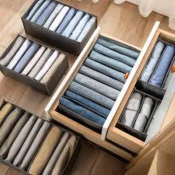 Premium 6 Grid Wardrobe Organizer