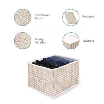 Premium 6 Grid Wardrobe Organizer