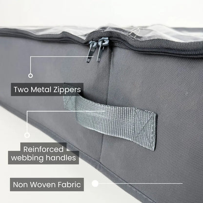 Nestora Under Bed Shoe Organizer – Dustproof Storage Bag for 12 Pairs